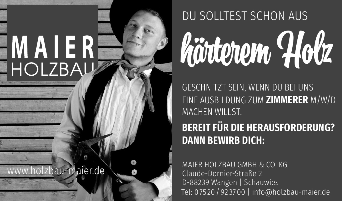 Maier Holzbau GmbH & CO. KG Maier Holzbau GmbH & CO. KG