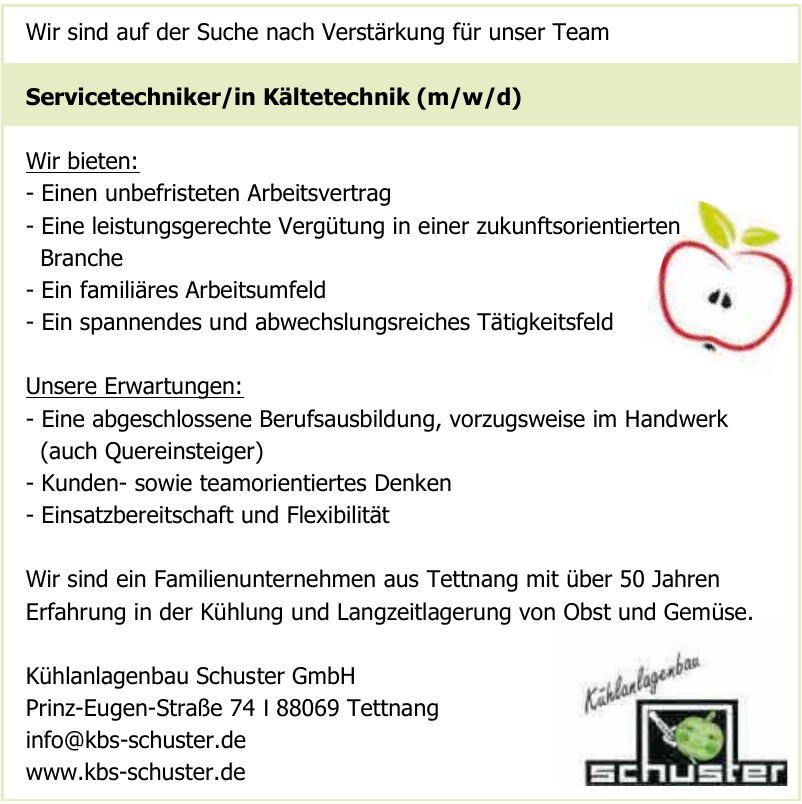 Kühlanlagenbau Schuster GmbH Kühlanlagenbau Schuster GmbH
