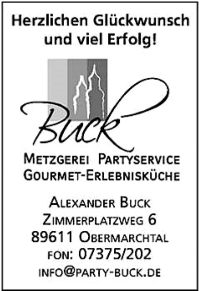 Buck Metzgerei - Partyservice - Gourmet-Erlebnisküche Buck Metzgerei - Partyservice - Gourmet-Erlebnisküche
