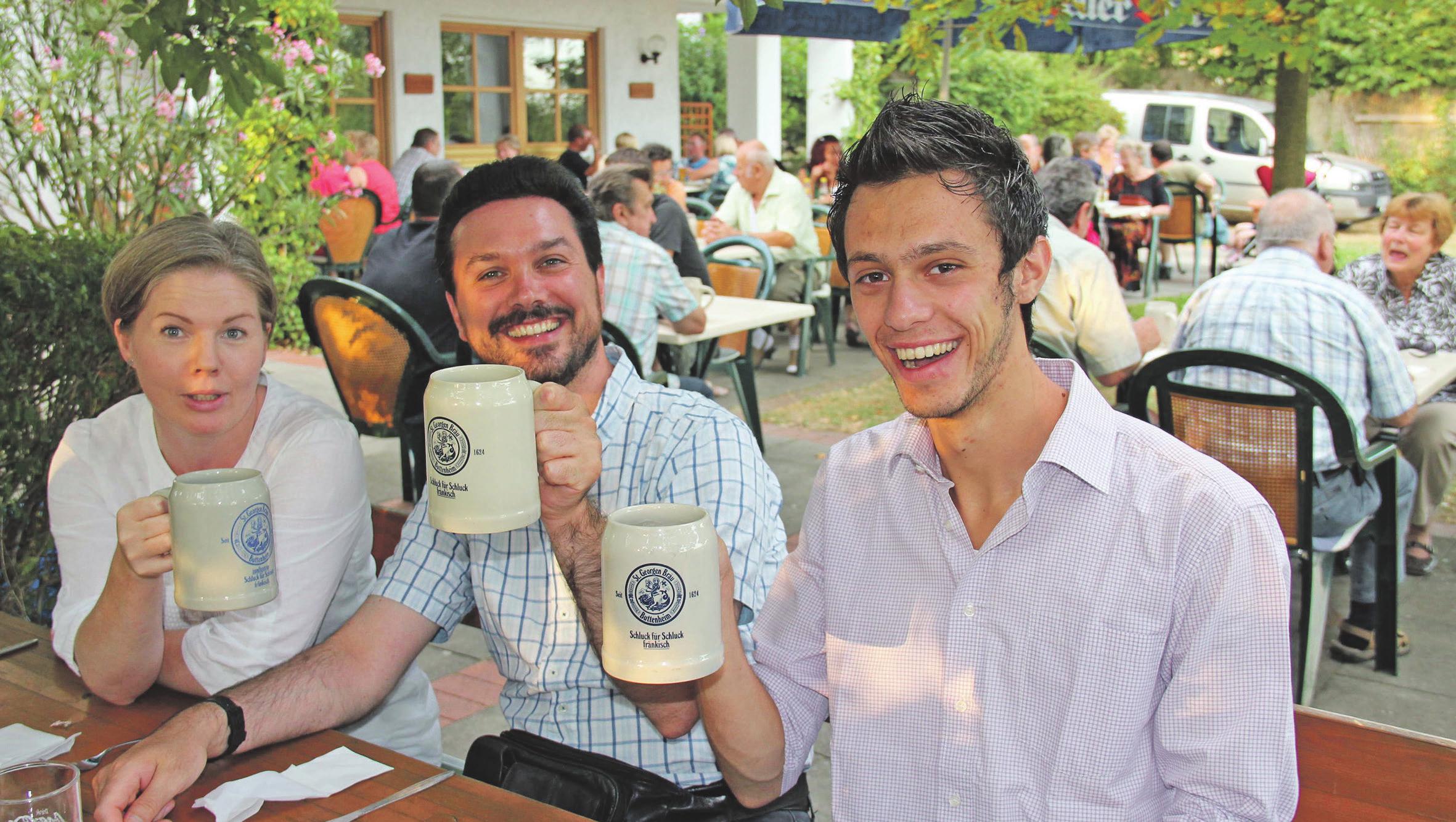 Draußen schmeckt es halt am besten. Foto: Johanna Blum Draußen schmeckt es halt am besten. Foto: Johanna Blum
