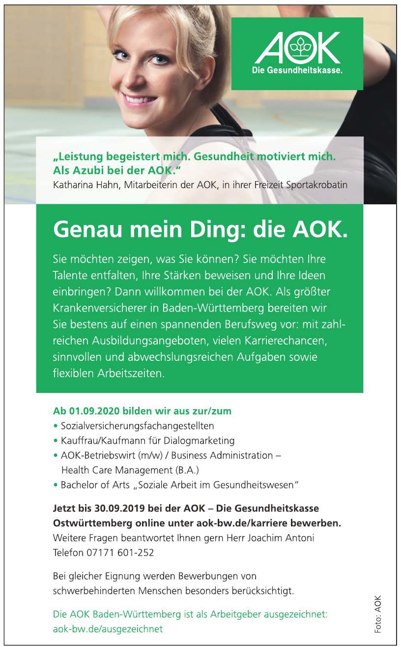 AOK Die Gesundheitskasse AOK Die Gesundheitskasse