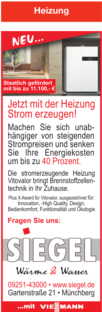 Siegel Wärme & Wasser Siegel Wärme & Wasser