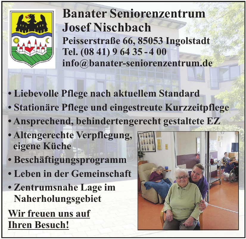 Banater Seniorenzentrum Josef Nischbach Banater Seniorenzentrum Josef Nischbach