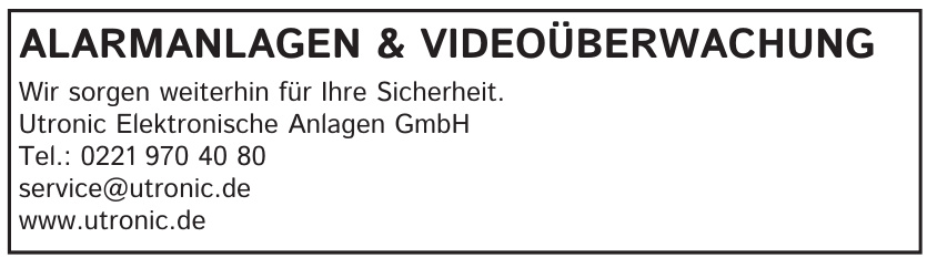 Utronic Elektronische Anlagen GmbH Utronic Elektronische Anlagen GmbH