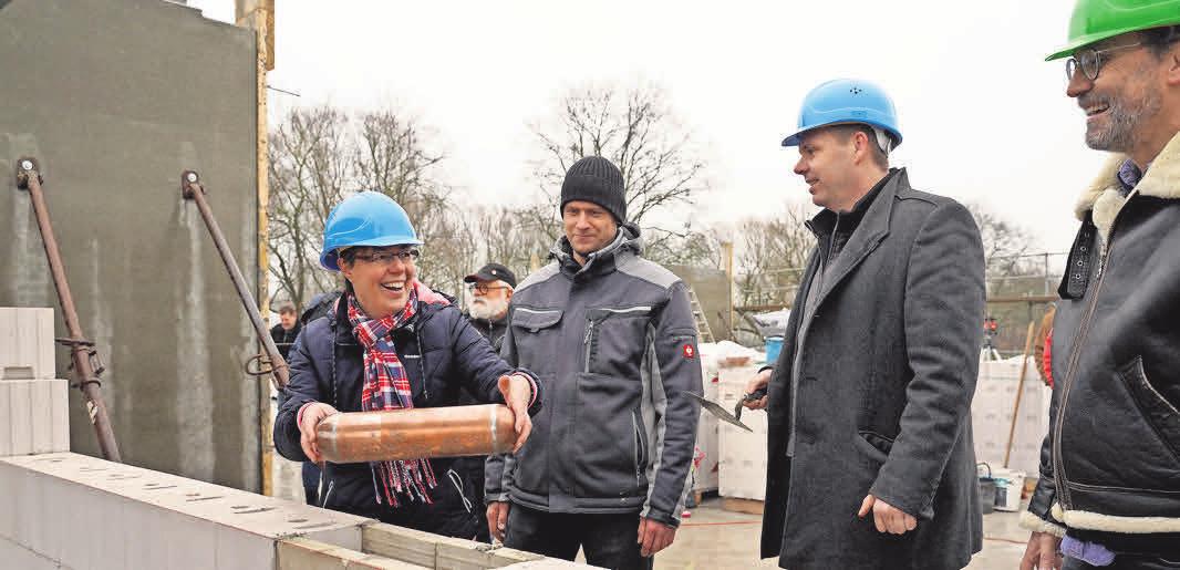 Acht Monate vergingen seit der Grundsteinlegung Anfang Dezember 2019. Jetzt ist der Bau fertig. FOTO: REYK GRUNOW Acht Monate vergingen seit der Grundsteinlegung Anfang Dezember 2019. Jetzt ist der Bau fertig. FOTO: REYK GRUNOW