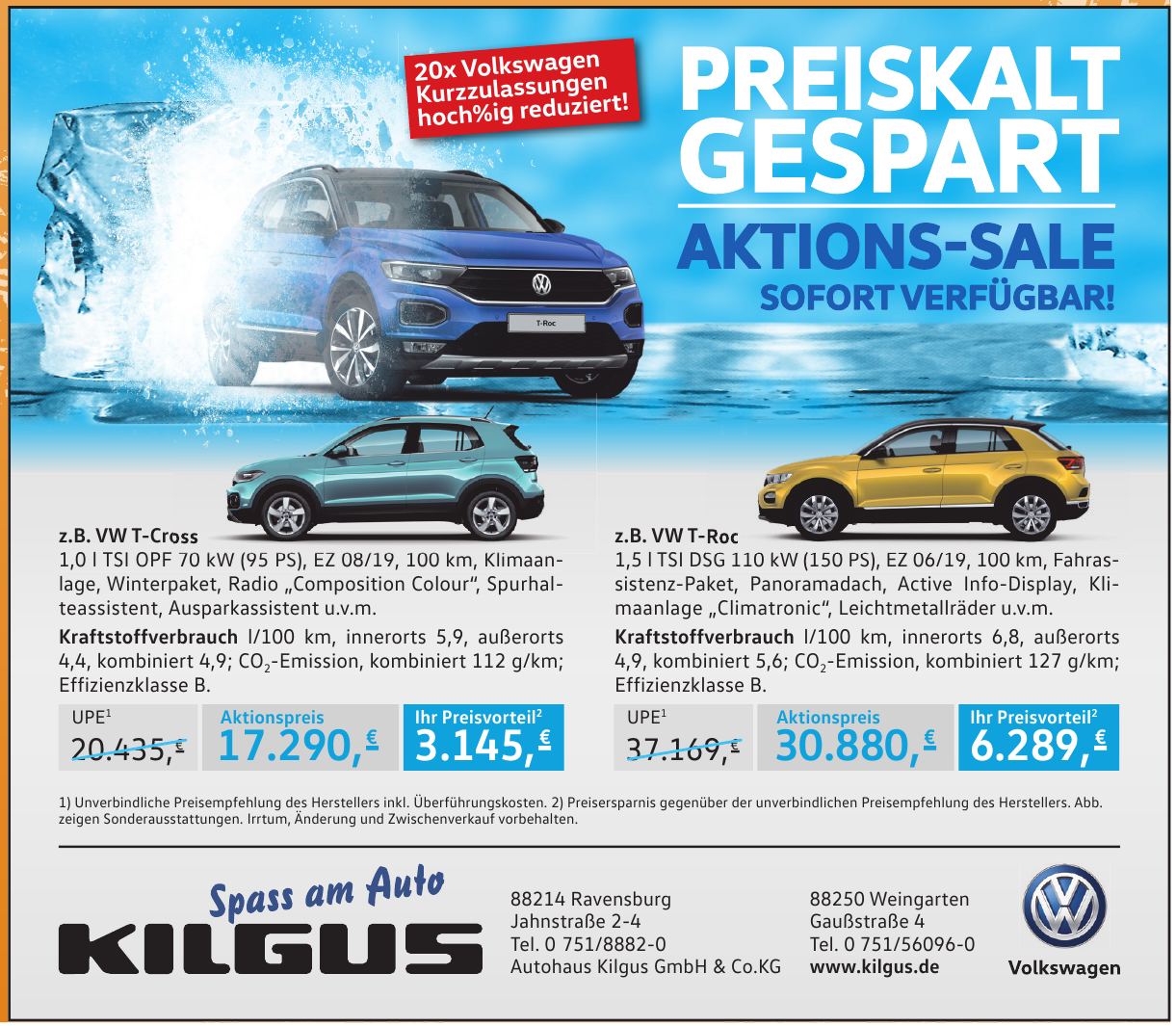 Autohaus Kilgus GmbH & Co.KG Autohaus Kilgus GmbH & Co.KG