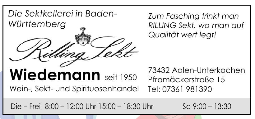 Wiedemann Wein-, Sekt- und Spirituosenhandel Wiedemann Wein-, Sekt- und Spirituosenhandel