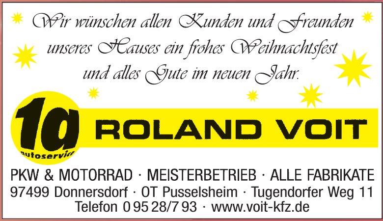 1a Autoservice Roland Voit 1a Autoservice Roland Voit