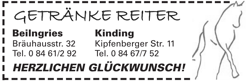 Getränke Reiter Getränke Reiter