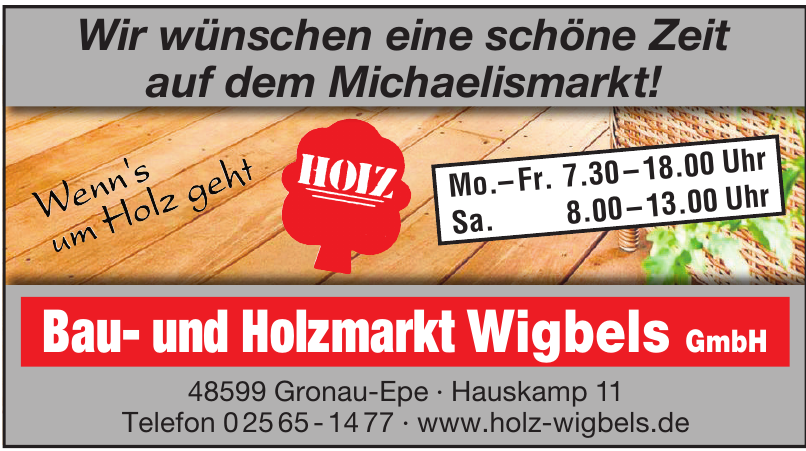 Bau- und Holzmarkt Wigbels GmbH Bau- und Holzmarkt Wigbels GmbH