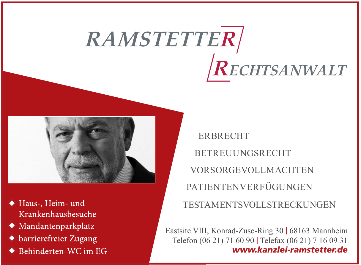 Ramstetter Rechtsanwalt Ramstetter Rechtsanwalt