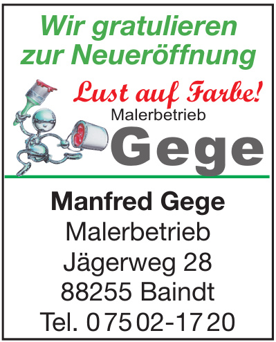 Manfred Gege Manfred Gege