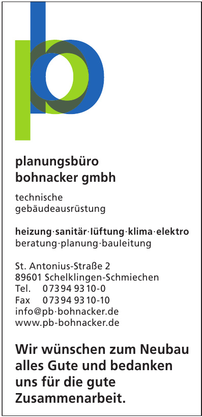 Planungsbüro Bohnacker GmbH