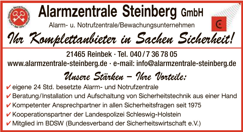 Alarmzentrale Steinberg GmbH