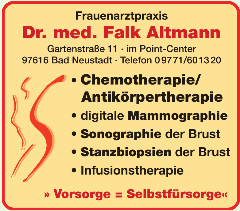 Frauenarztpraxis Dr. med. Falk Altmann Frauenarztpraxis Dr. med. Falk Altmann