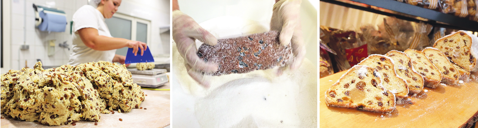 UNSERE CHRISTSTOLLEN Handarbeit mit Qualitätssiegel UNSERE CHRISTSTOLLEN Handarbeit mit Qualitätssiegel