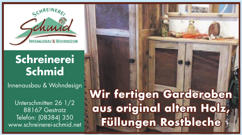 Schreinerei Schmid Schreinerei Schmid