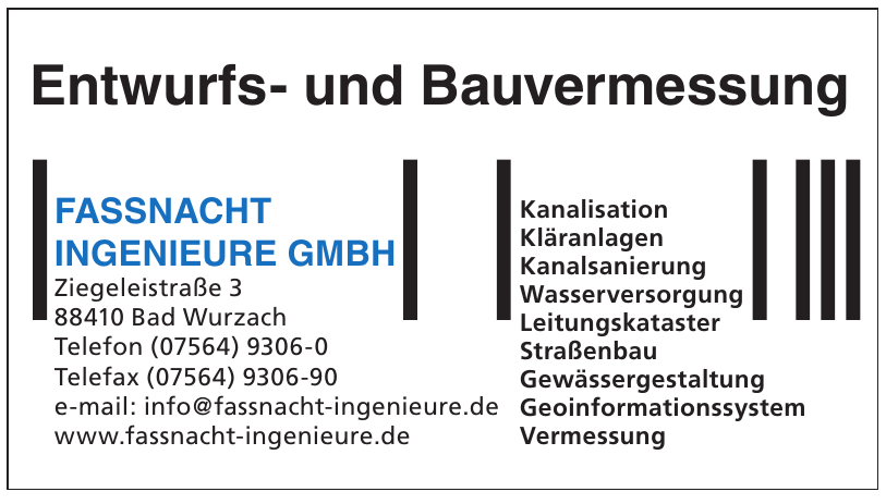 Fassnacht Ingenieure GmbH Fassnacht Ingenieure GmbH