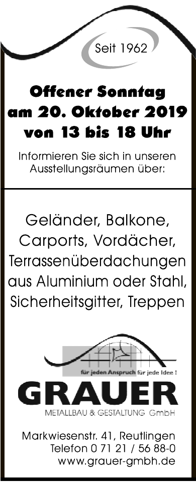 Grauer Metallbau & Gestaltung GmbH Grauer Metallbau & Gestaltung GmbH