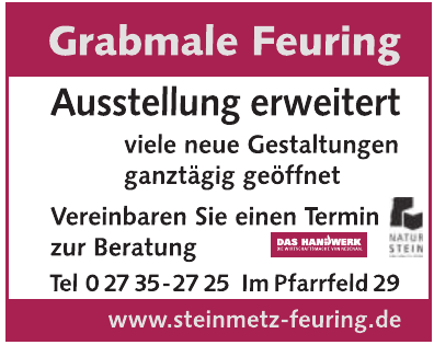 Grabmale Feuring Grabmale Feuring