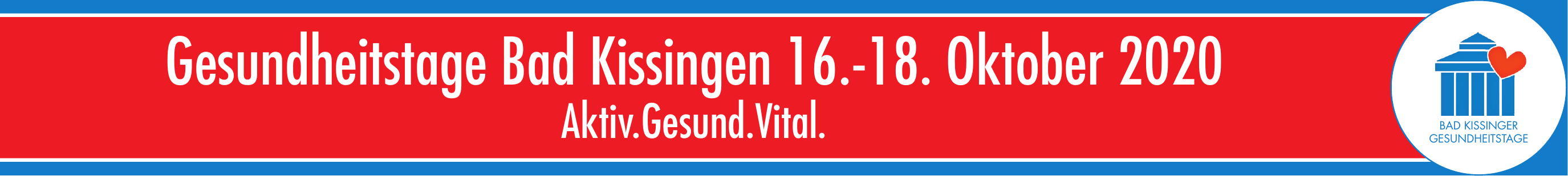 Gesundheitstage Bad Kissingen 16.-18. Oktober 2020 Image 1 Gesundheitstage Bad Kissingen 16.-18. Oktober 2020 Image 1