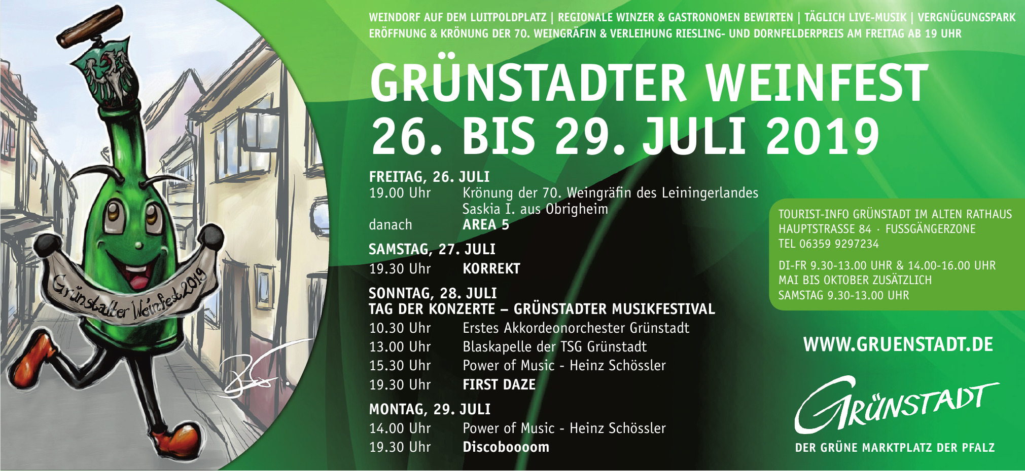 Tourist-Info Grünstadt im alten Rathaus Tourist-Info Grünstadt im alten Rathaus