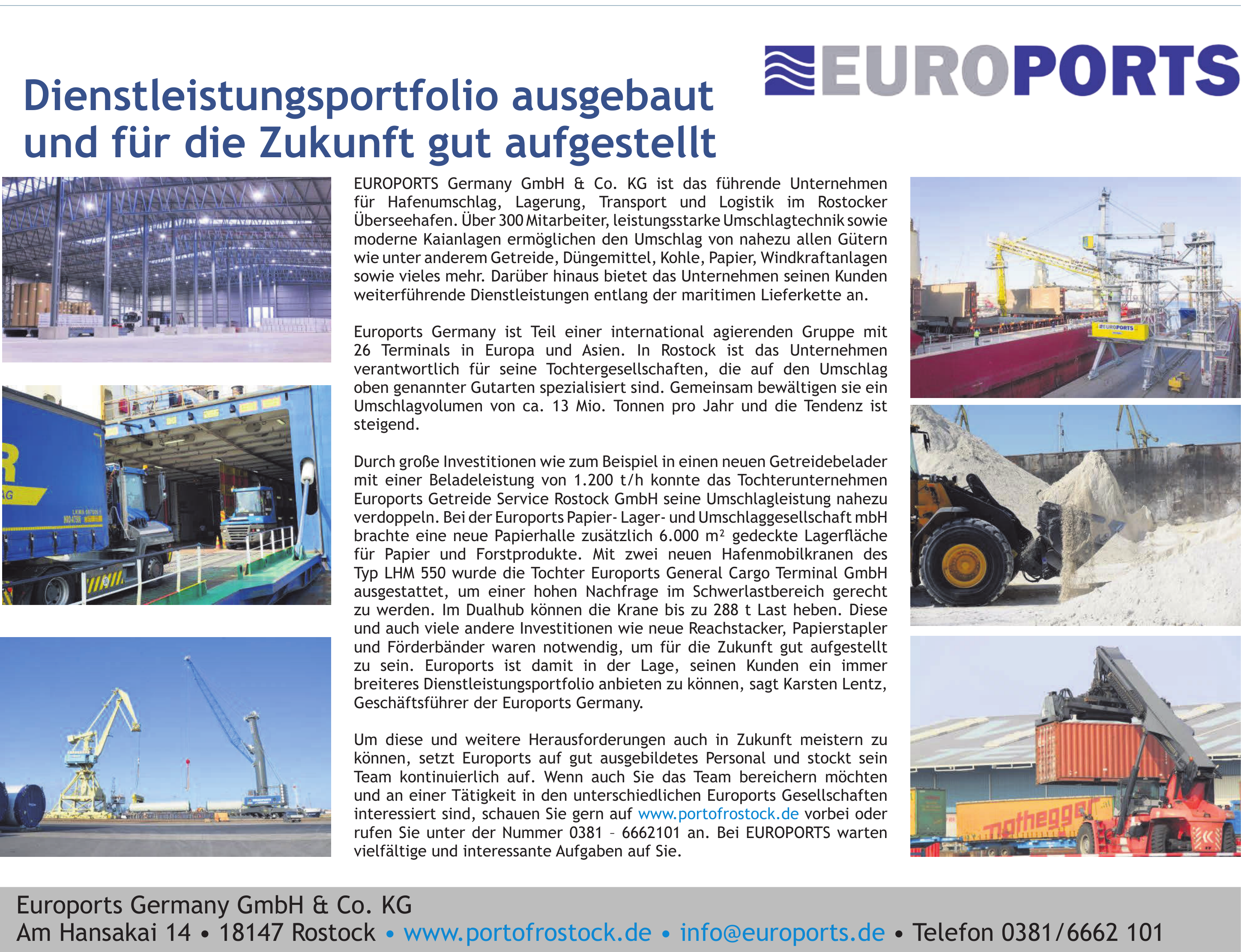 Euroports Germany GmbH & Co. KG Euroports Germany GmbH & Co. KG