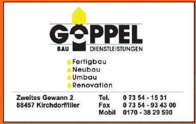 Göppel Baudienstleistungen GmbH & Co. KG Göppel Baudienstleistungen GmbH & Co. KG