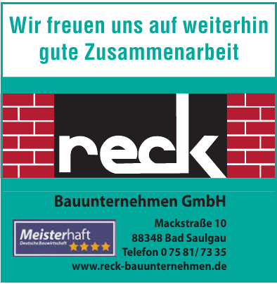 Reck Bauunternehmen GmbH Reck Bauunternehmen GmbH