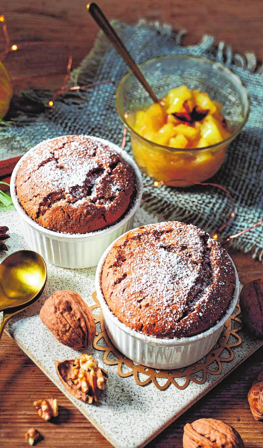 Die winterlichen Aromen des Soufflés harmonieren perfekt miteinander. BILD: NOIX DE GRENOBLE G.U. BY HOUSE OF FOOD/AKZ-O Die winterlichen Aromen des Soufflés harmonieren perfekt miteinander. BILD: NOIX DE GRENOBLE G.U. BY HOUSE OF FOOD/AKZ-O