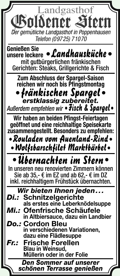Landgasthof Goldener Stern Landgasthof Goldener Stern