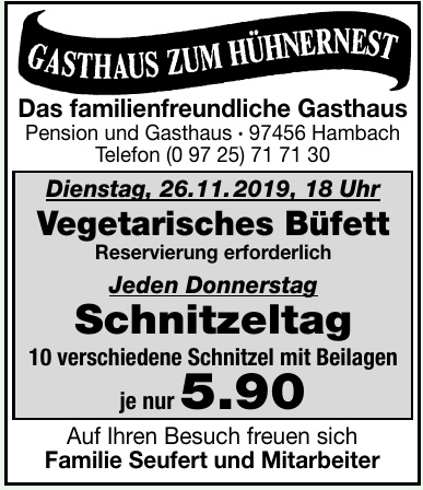 Gasthaus Zum Hühnernest Gasthaus Zum Hühnernest