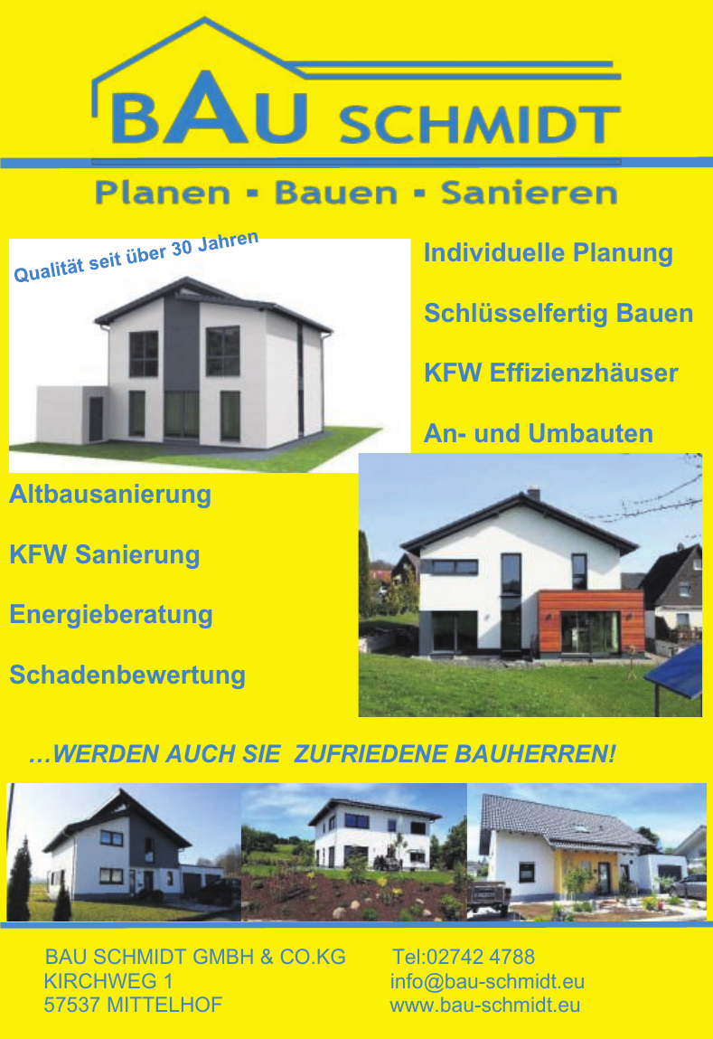 Bau Schmidt GmbH & CO.KG Bau Schmidt GmbH & CO.KG