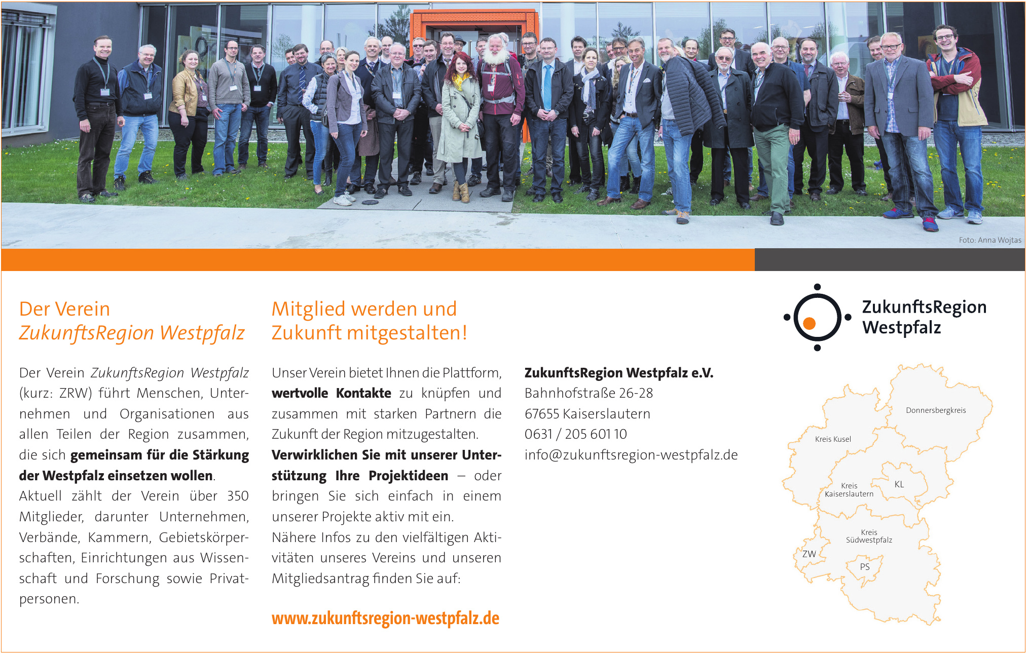 ZukunftsRegion Westpfalz e .V. ZukunftsRegion Westpfalz e .V.
