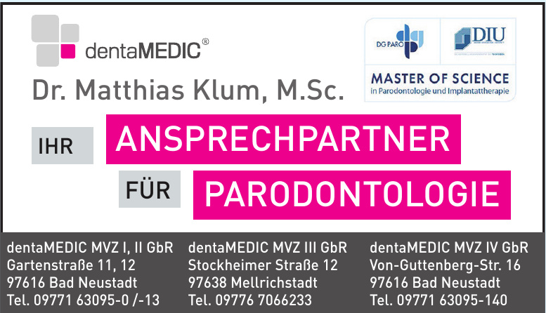 dentaMEDIC MVZ I, II GbR dentaMEDIC MVZ I, II GbR