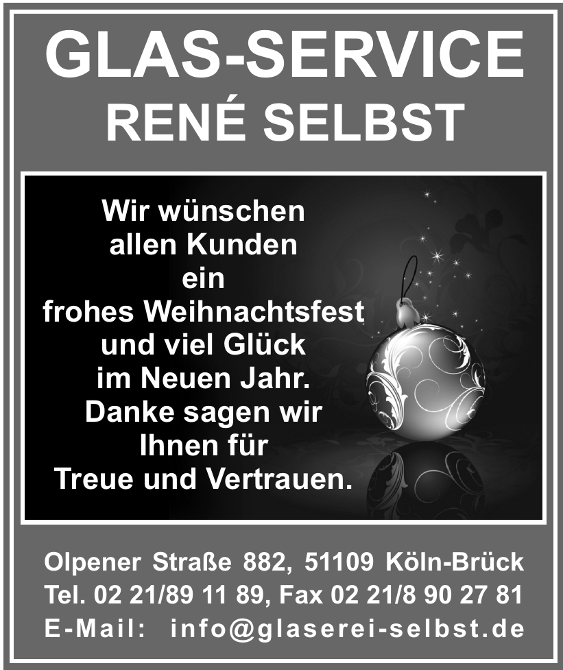 Glas-Service René Selbst Glas-Service René Selbst