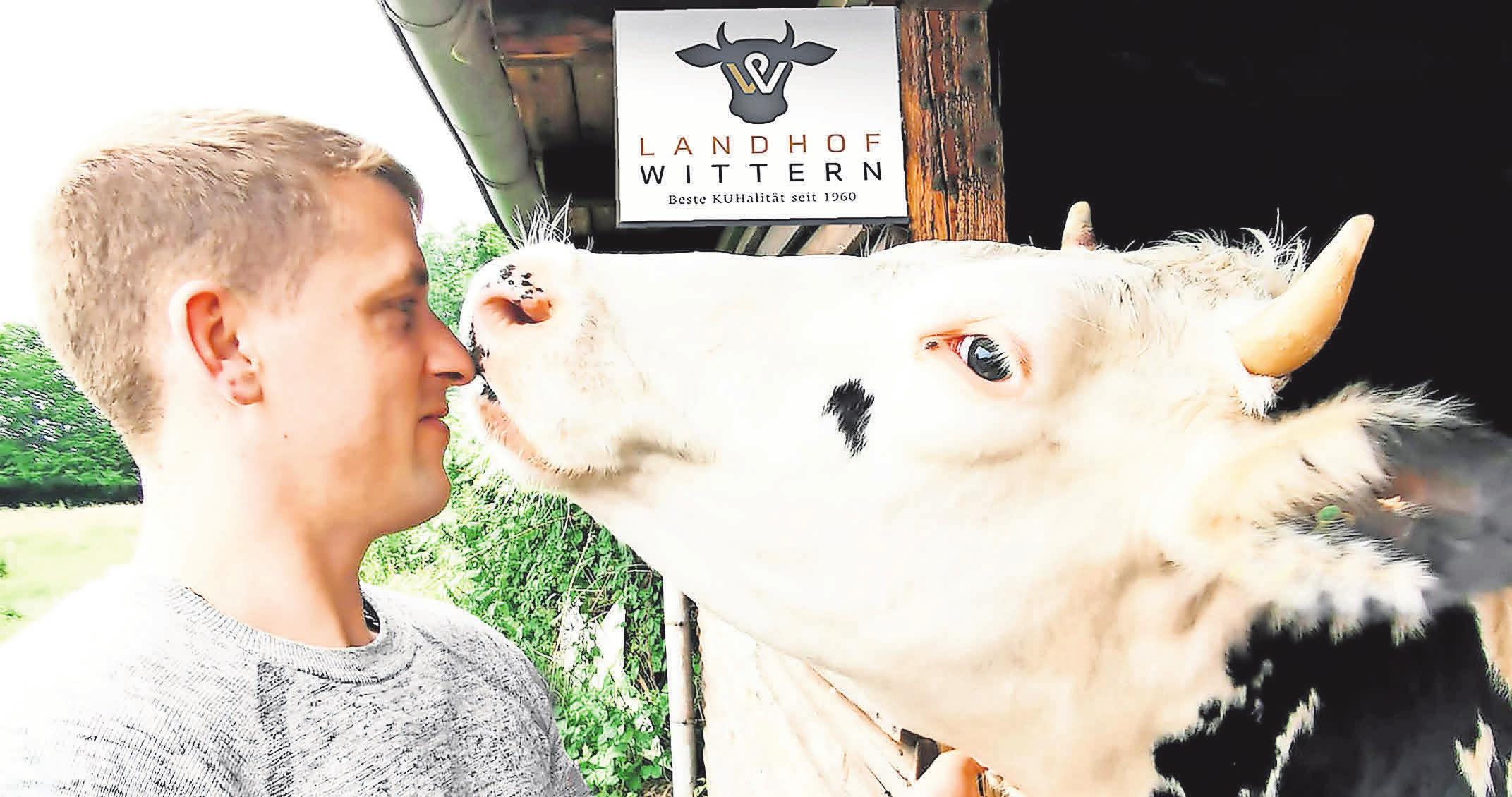 Da weiß man, wo's herkommt: Sebastian Wittern legt Wert auf artgerechte Haltung. Foto. hfr Da weiß man, wo's herkommt: Sebastian Wittern legt Wert auf artgerechte Haltung. Foto. hfr
