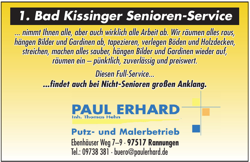 Paul Erhard Putz- und Malerbetrieb Paul Erhard Putz- und Malerbetrieb