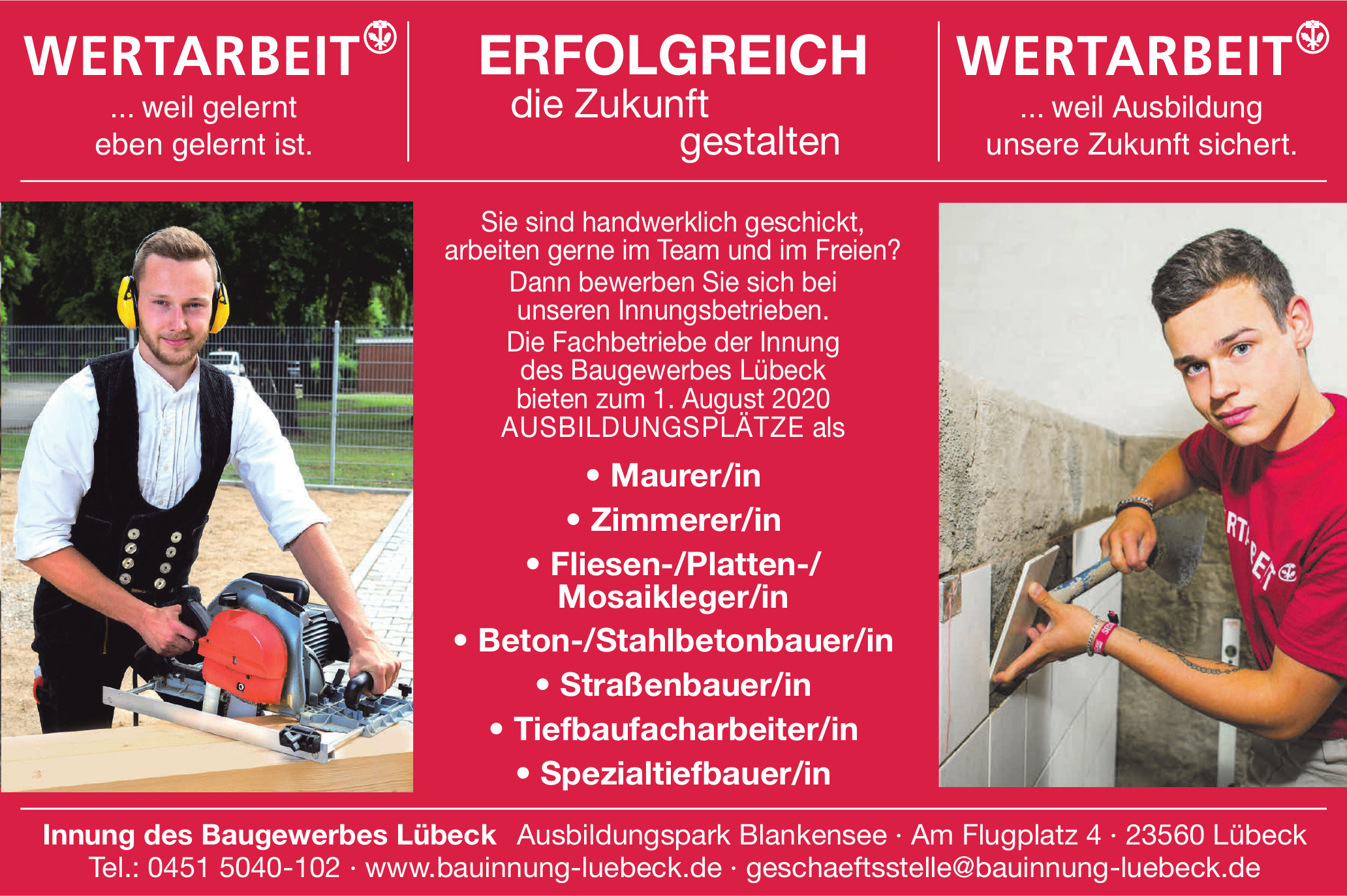 Innung des Baugewerbes Lübeck Innung des Baugewerbes Lübeck