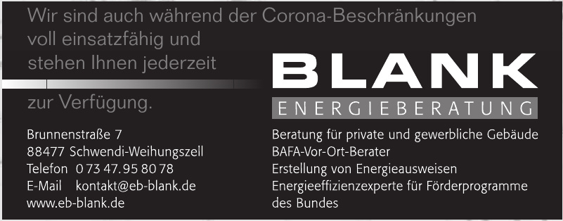 Blank Energieberatung Blank Energieberatung