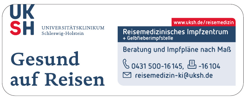 UKSH Universitätsklinikum Schleswig-Holstein - Reisemedizinisches Impfzentrum + Gelbfieberimpfstelle