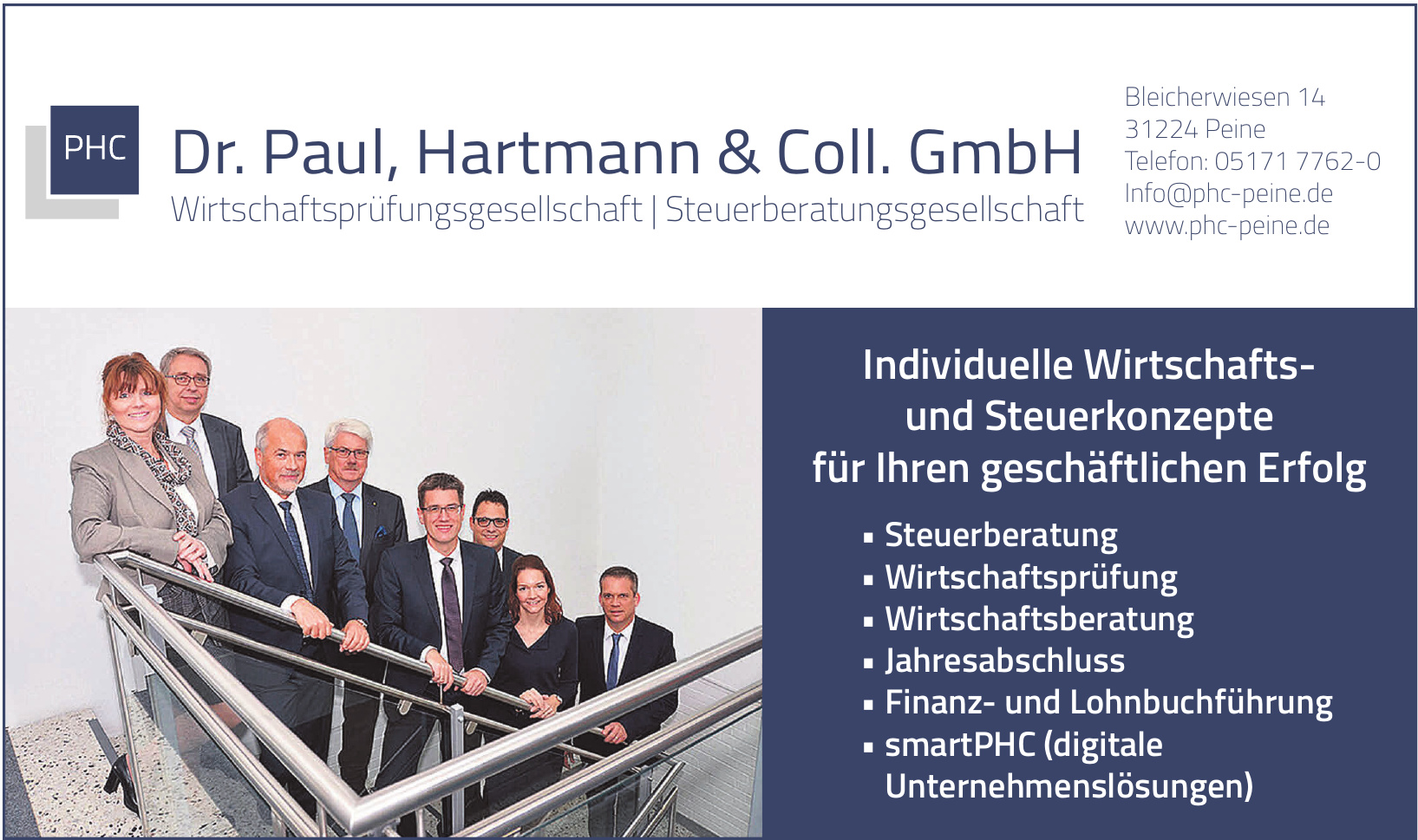 Dr. Paul, Hartmann & Coll. GmbH - PHC Dr. Paul, Hartmann & Coll. GmbH - PHC
