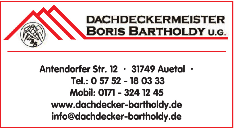 Dachdeckermeister Boris Bartholdy UG
