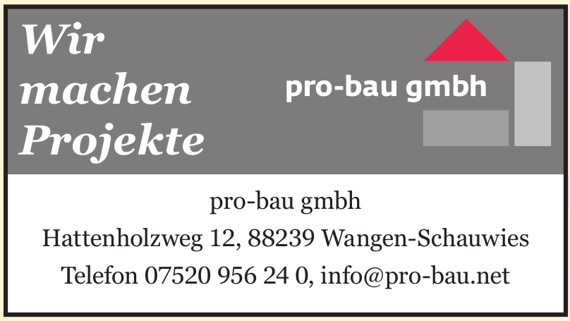 pro-bau gmbH pro-bau gmbH