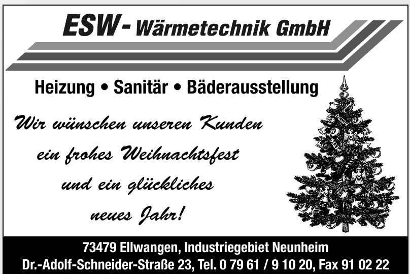 ESW-Wärmetechnik GmbH ESW-Wärmetechnik GmbH