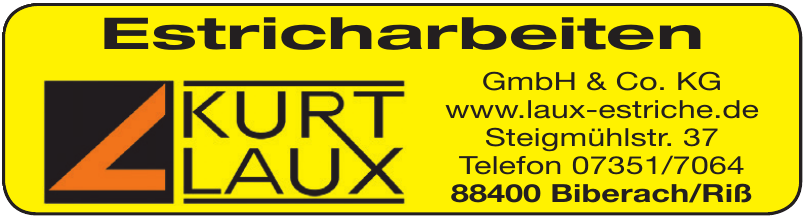 Kurt Laux GmbH & Co. KG Kurt Laux GmbH & Co. KG