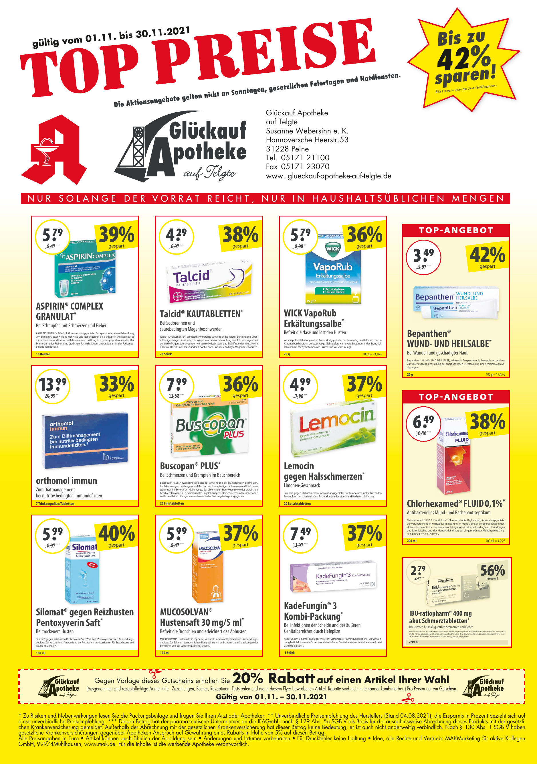 Glückauf Apotheke auf Telgte Susanne Webersinn e. K. Glückauf Apotheke auf Telgte Susanne Webersinn e. K.