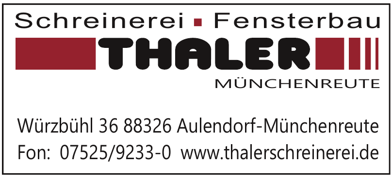 Schreinerei Thaler Schreinerei Thaler