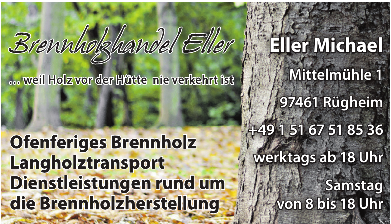 Brennholzhandel Eller Brennholzhandel Eller