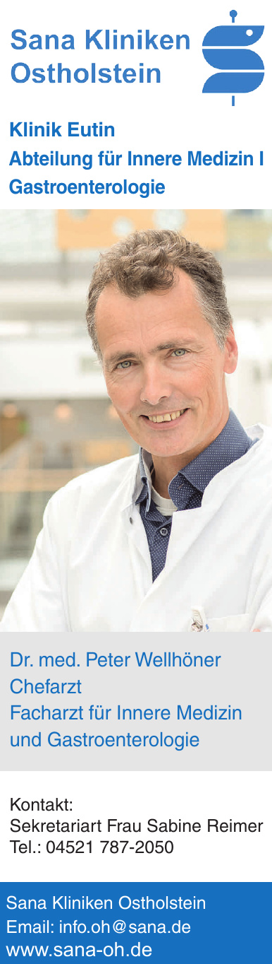 Sana Kliniken Ostholstein-Dr. med. Peter Wellhöner Sana Kliniken Ostholstein-Dr. med. Peter Wellhöner